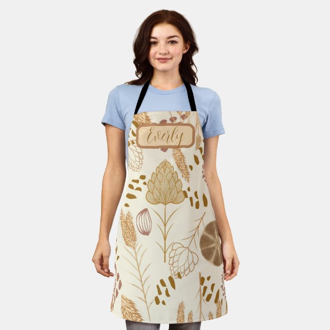 Bakery Bliss: Artisan Bread & Barley, Beige Apron (Worn)