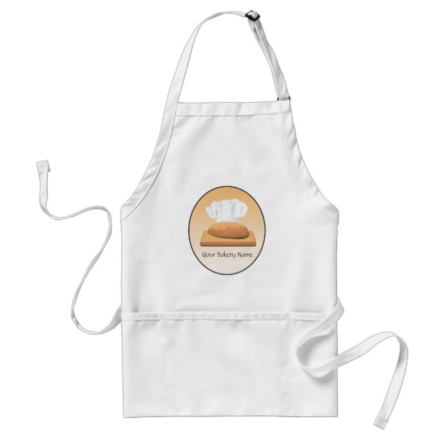 Bakery Bread Baker Chef Hat Apron (Front)