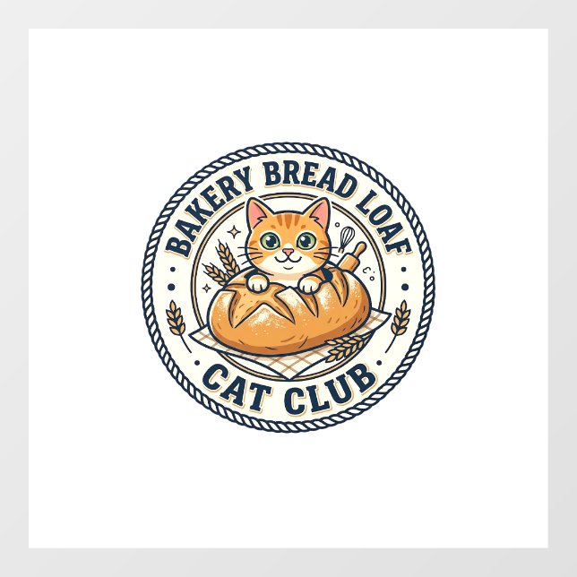 Bakery Bread Loaf Cat Cat Mum Gift Idea - Bakery B (Sheet)