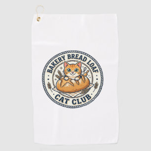 Bakery Bread Loaf Cat Cat Mum Gift Idea - Bakery B Golf Towel