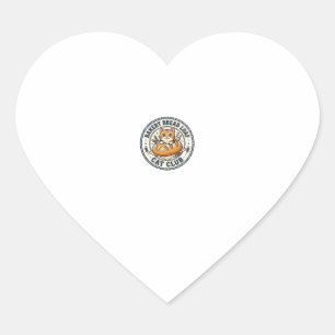 Bakery Bread Loaf Cat Cat Mum Gift Idea - Bakery B Heart Sticker