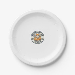 Bakery Bread Loaf Cat Cat Mum Gift Idea - Bakery B Paper Plate
