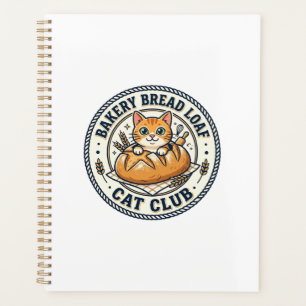 Bakery Bread Loaf Cat Cat Mum Gift Idea - Bakery B Planner