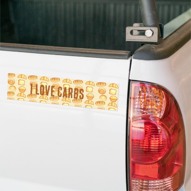Bakery Bread Treats Bumper Sticker (On Truck)