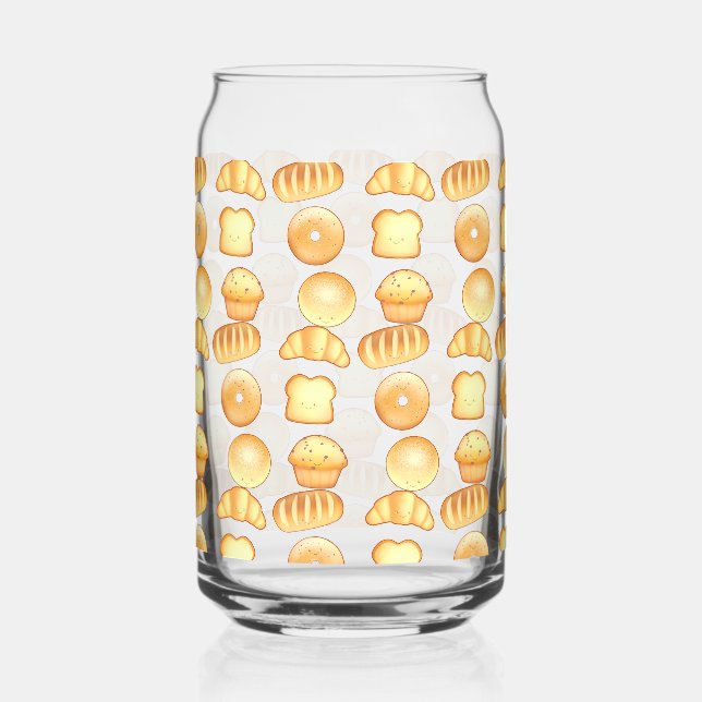 Bakery Bread Treats Can Glass (Front)