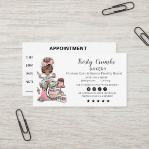 Bakery Business  APPOINTMENT Business Card