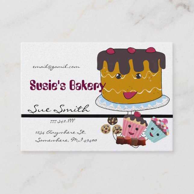 Bakery Business Card - (Front)