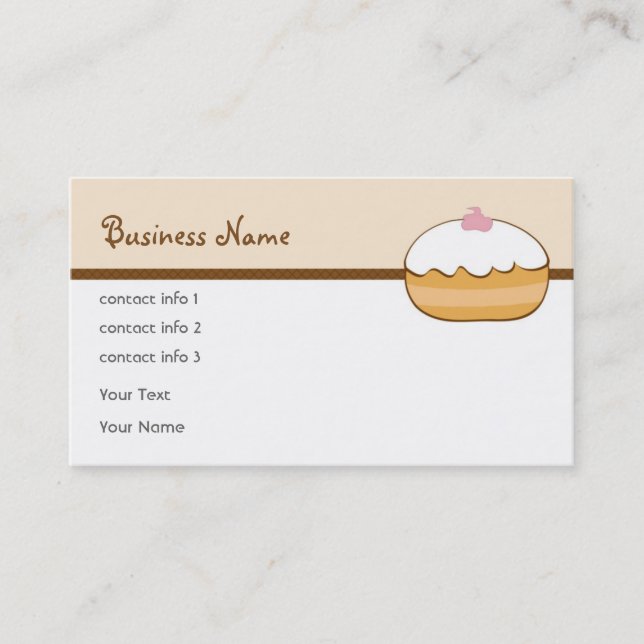 Bakery Business Card (Front)