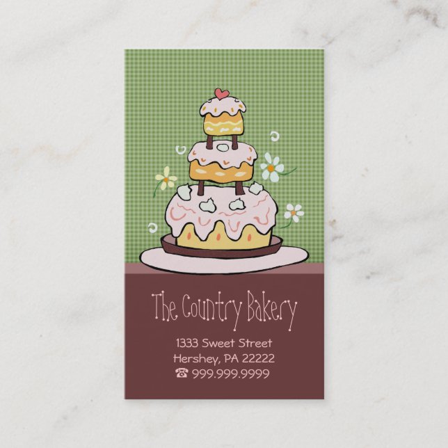 Bakery Business Cards (Front)
