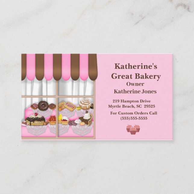 Bakery Business Cards (Front)