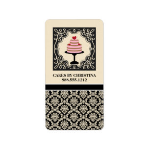Bakery Business Product Labels {Cakes}