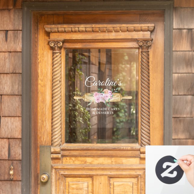 Bakery Business Window Cling (Home Door)