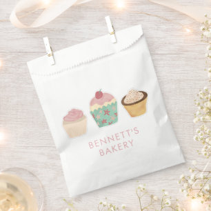 Bakery Cafe Cupcake Business Takeaway Favour Bag