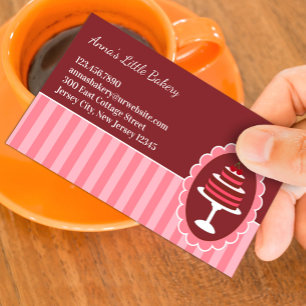 Bakery Cake Business Cards