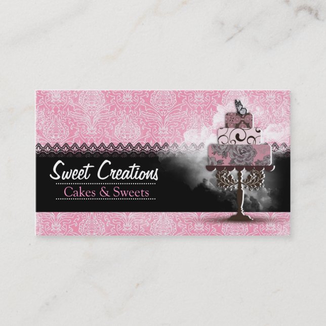 Bakery/Cakes/Sweets Creations Business Card (Front)