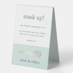 Bakery/Caterer Covid Safety Wear A Mask