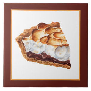 bakery chocolate pie home business crafting  ceramic tile