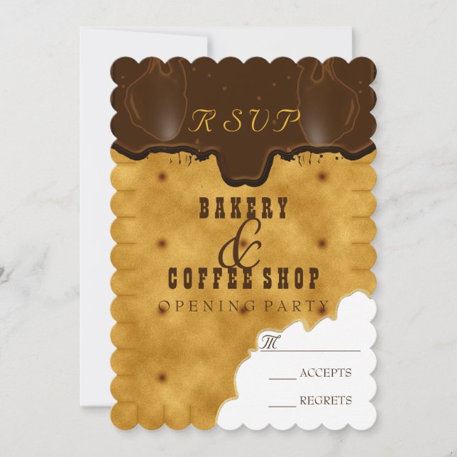 Bakery & Coffee Shop - Reply Card (Front)