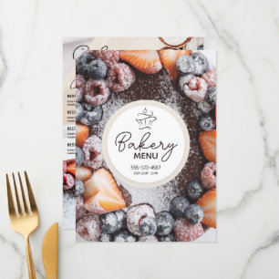 Bakery / Confectionery / Bake shop (Template) Menu