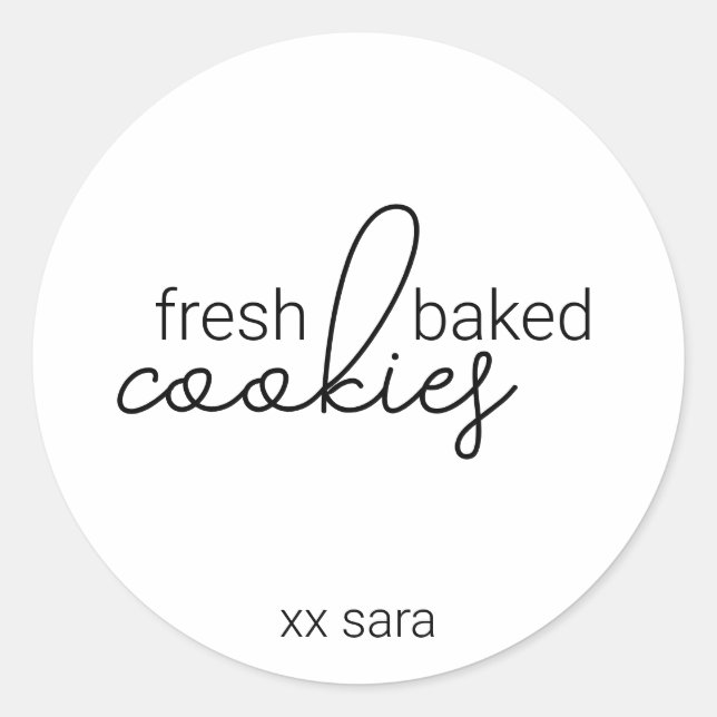 Bakery Cookie Sticker (Front)