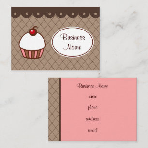 Bakery Cupcake Business Cards