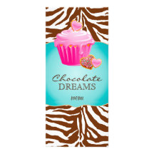 Bakery Cupcake Pink Chocolate Brown