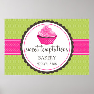 Bakery Cupcake Poster