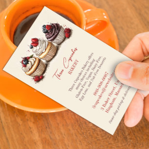 Bakery Cupcakes Business Card