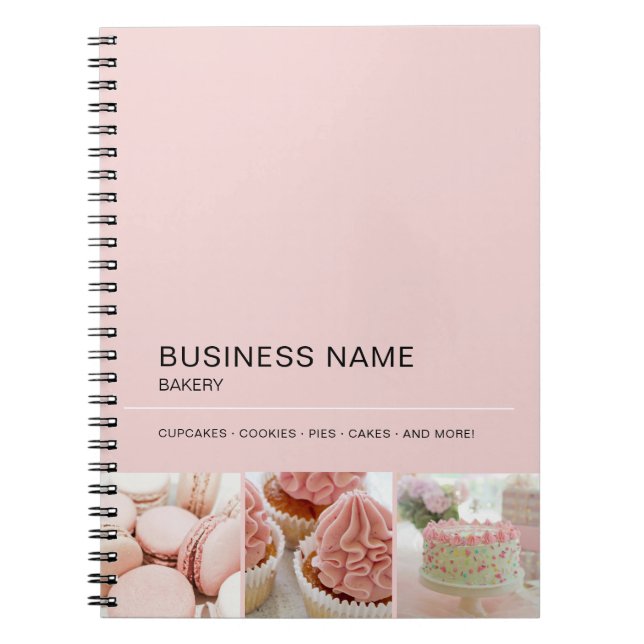 Bakery Cupcakes Cake Shop Business Notebook (Front)
