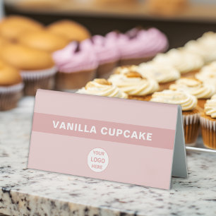Bakery Custom Logo Pink Business Product