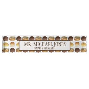 Bakery Dinner Bread Rolls Buns Boulangerie Nameplate