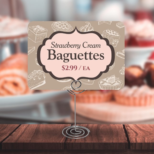 Bakery Display Sign Label Cards (Creator Uploaded)