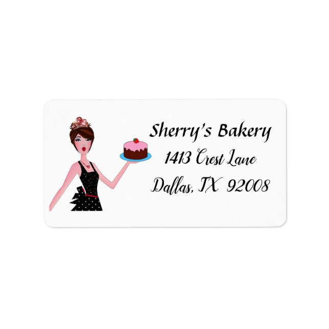 “Bakery”  Diva Labels (Front)