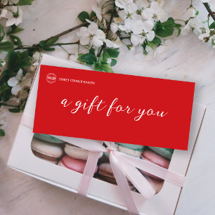 Bakery Gingerbread Business Logo Gift Voucher