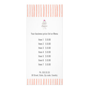 Bakery Goods Rack Card
