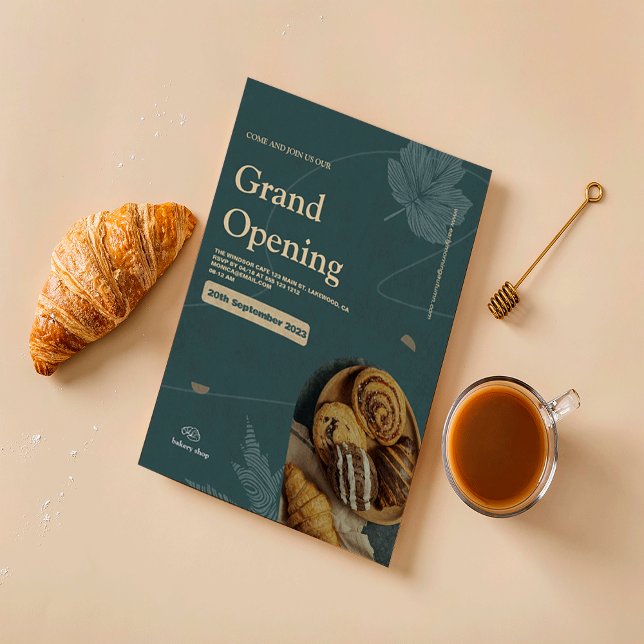 bakery grand opening invitation (Creator Uploaded)