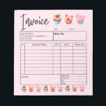 Bakery Invoice Sales Form Receipt Pastry Cupcake Notepad<br><div class="desc">Bakery Invoice Sales Form Receipt Pastry Cupcake Notepad</div>