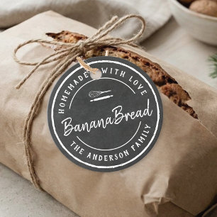 Bakery Logo Homemade Baking Gift Chalkboard Favour Tags