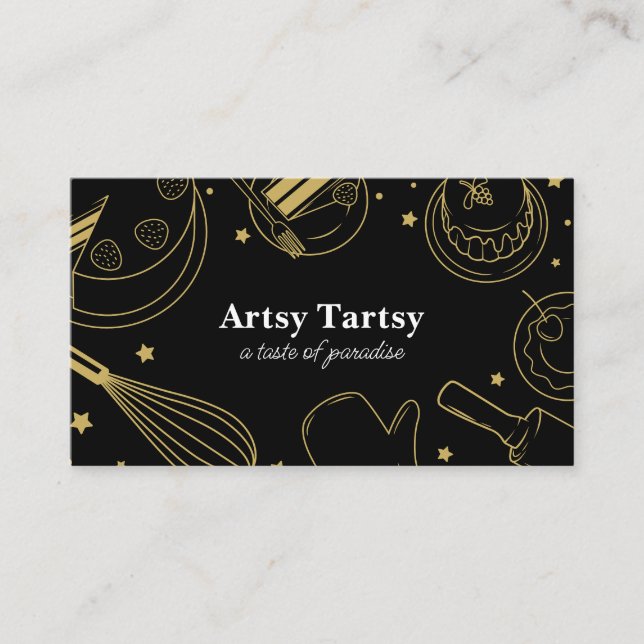 Bakery/Pastry Business Card (Front)