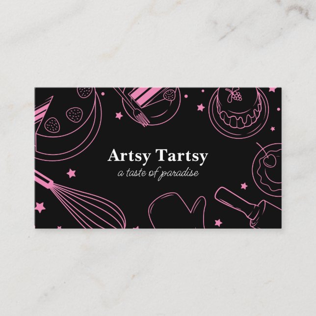 Bakery/Pastry Business Card (Front)