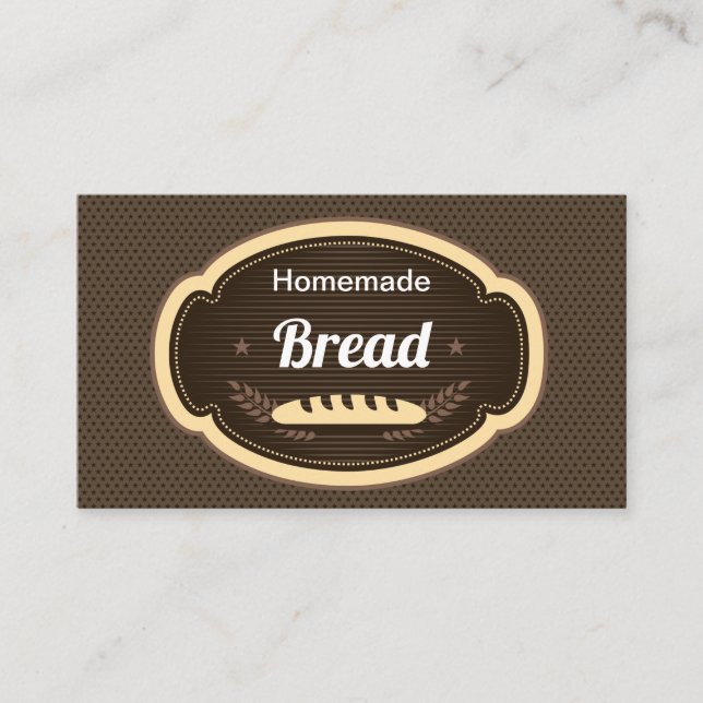 Bakery Pastry Business Card - 3.5" x 2.0" (Front)