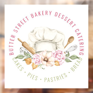 Bakery Pastry Chef Baking Utensils Watercolor