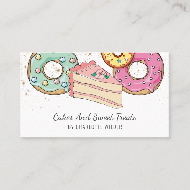 Bakery Pastry Chef  Business Card (Front)