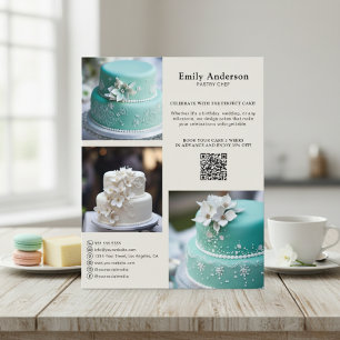 Bakery Pastry Chef Promotional Advertising Flyer