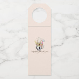 Bakery pastry cooker chef hand tools bottle tag