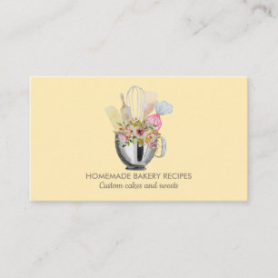 Bakery pastry hand tools catering chef business card