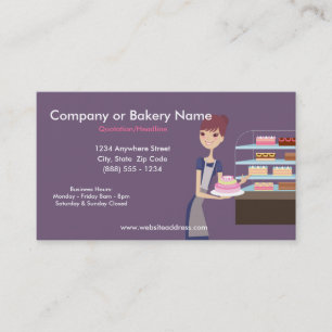 Bakery/Pastry Shop 4 Business Card