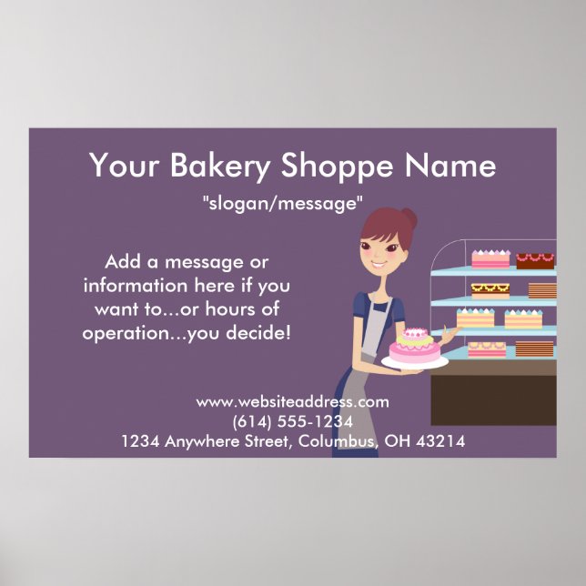 Bakery/Pastry Shop 4 Poster/Print Poster (Front)