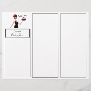 Bakery Pastry Shop Tri-Fold Brochures