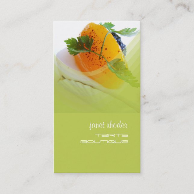 Bakery, pastry shops business cards template (Front)